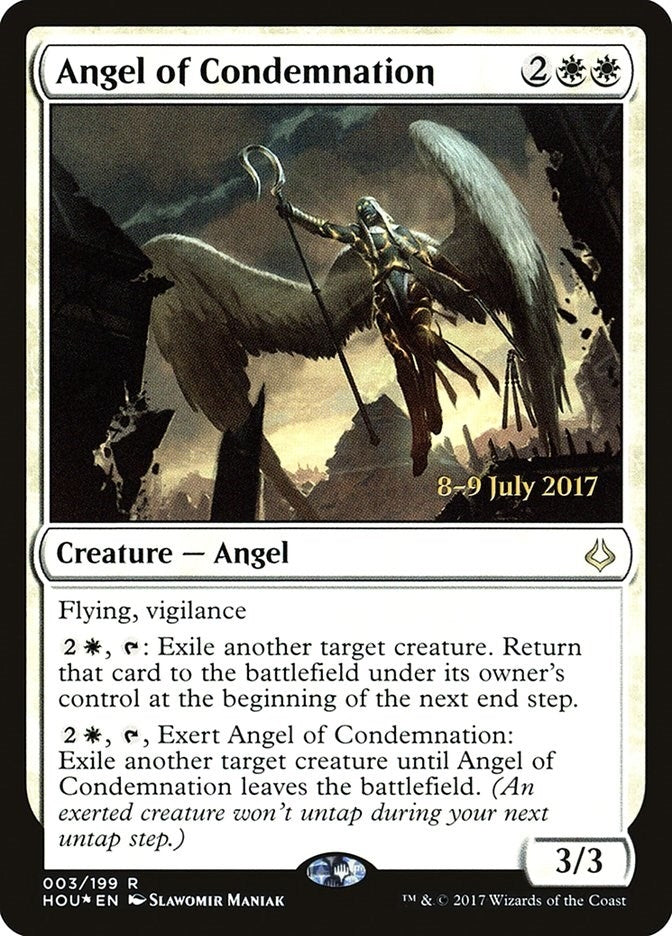 Image for Angel of Condemnation (3) (PRE) - Magic: The Gathering