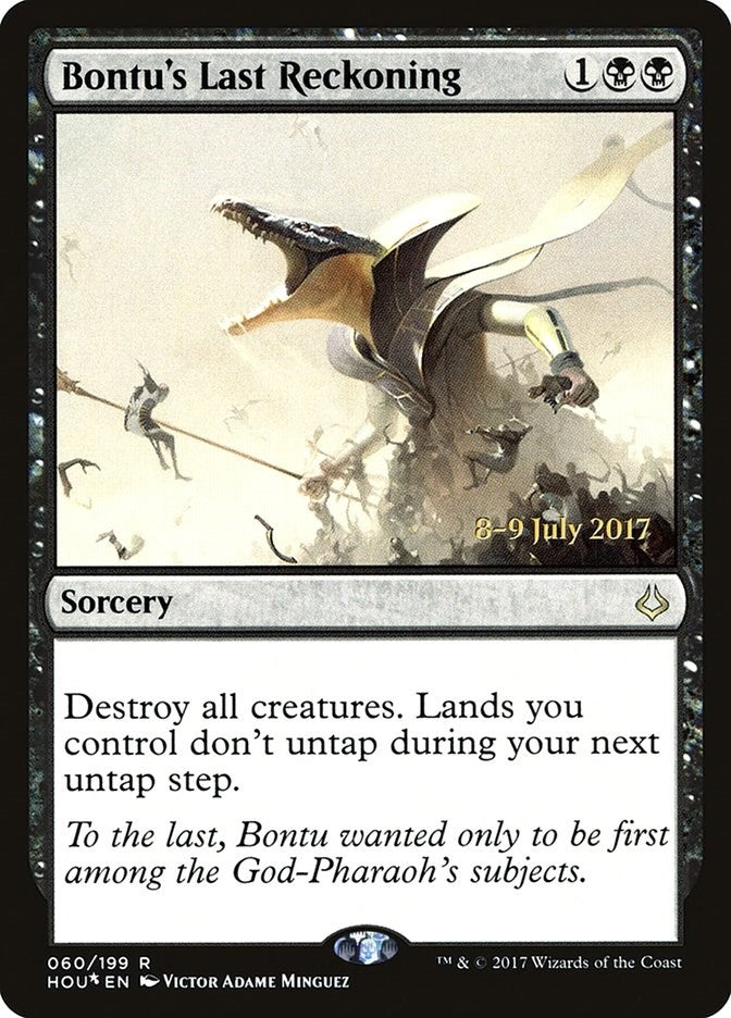 Image for Bontu's Last Reckoning (60) (PRE) - Magic: The Gathering