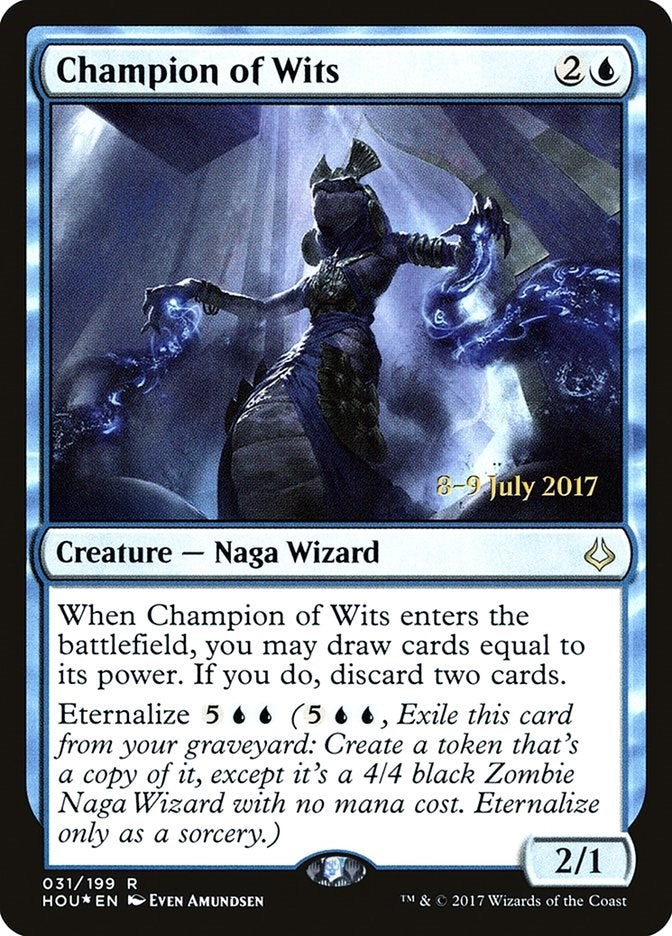 Image for Champion of Wits (31) (PRE) - Magic: The Gathering