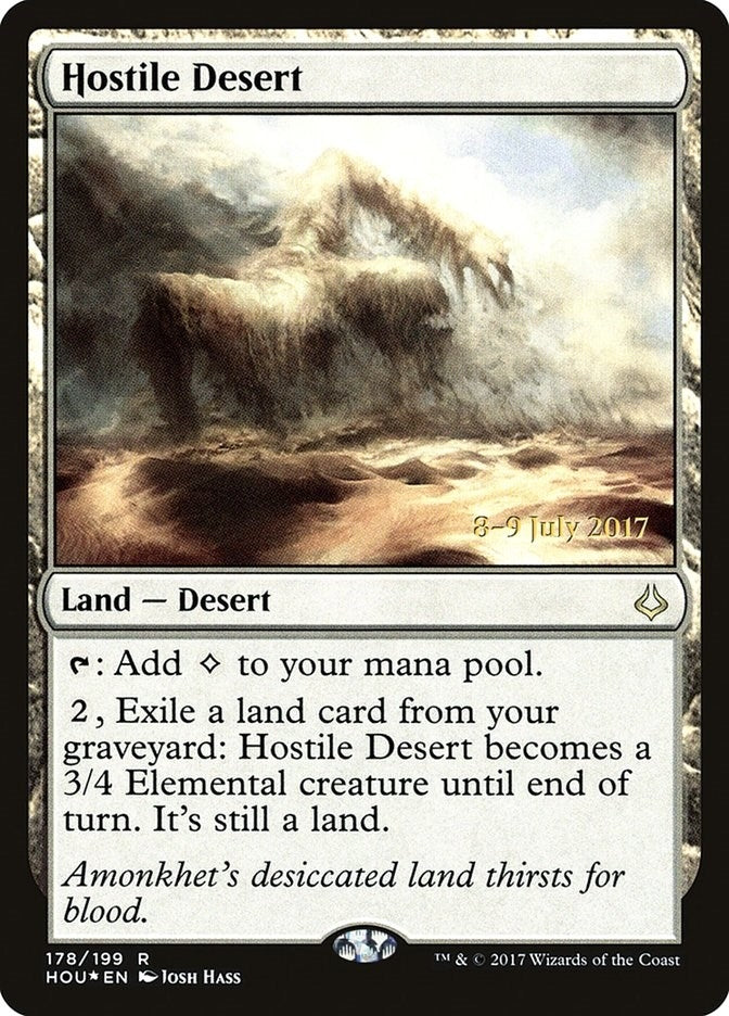 Image for Hostile Desert (178) (PRE) - Magic: The Gathering