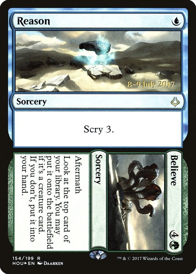 Image for Reason // Believe (154) (PRE) - Magic: The Gathering