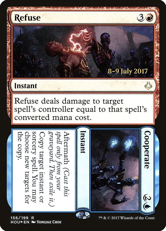 Image for Refuse // Cooperate (156) (PRE) - Magic: The Gathering
