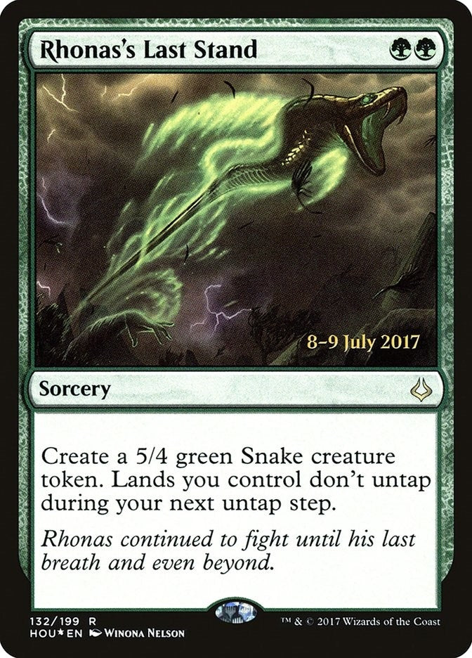 Image for Rhonas's Last Stand (132) (PRE) - Magic: The Gathering