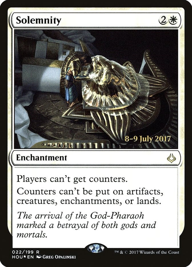 Image for Solemnity (22) (PRE) - Magic: The Gathering