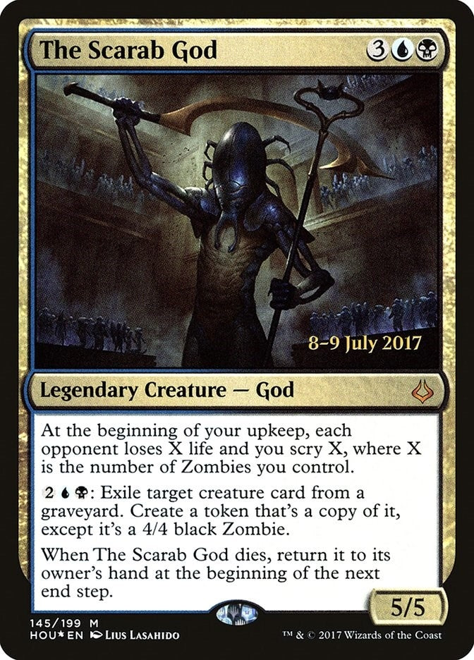 Image for The Scarab God (145) (PRE) - Magic: The Gathering