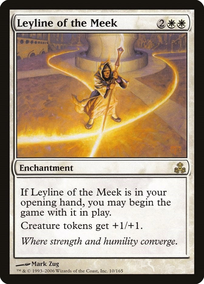 Image for Leyline of the Meek (10) (GPT) - Magic: The Gathering