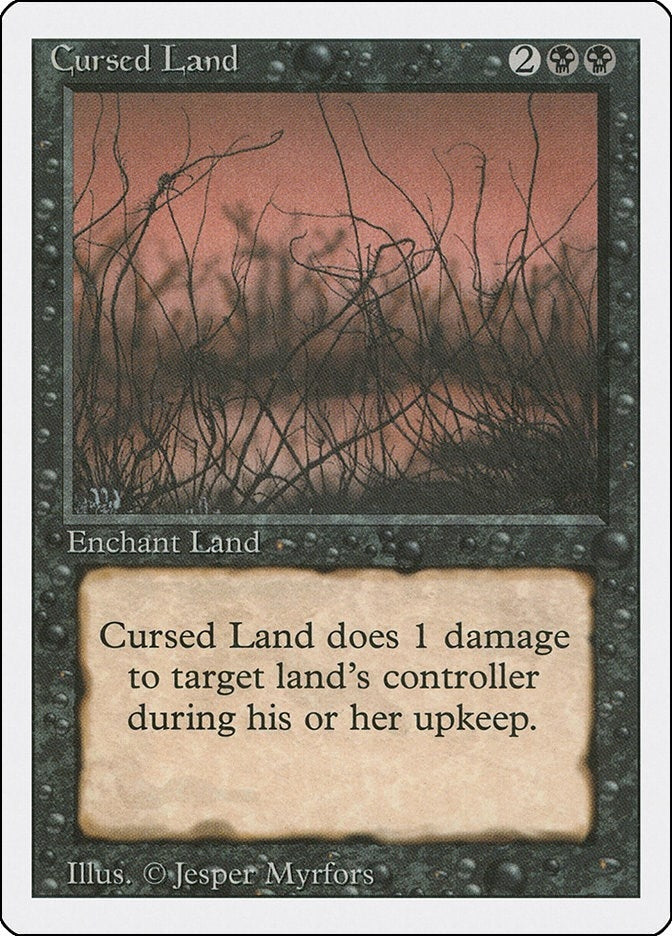 Image for Cursed Land (3ED) - Magic: The Gathering