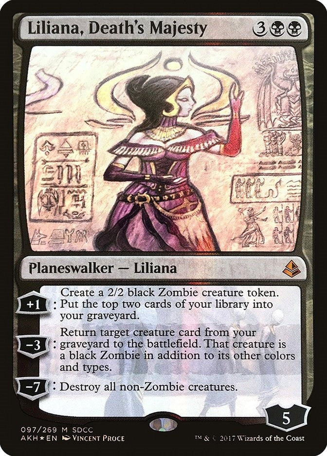 Image for Liliana, Death's Majesty (SDCC 2017 Exclusive) (97) (MEDIA) - Magic: The Gathering