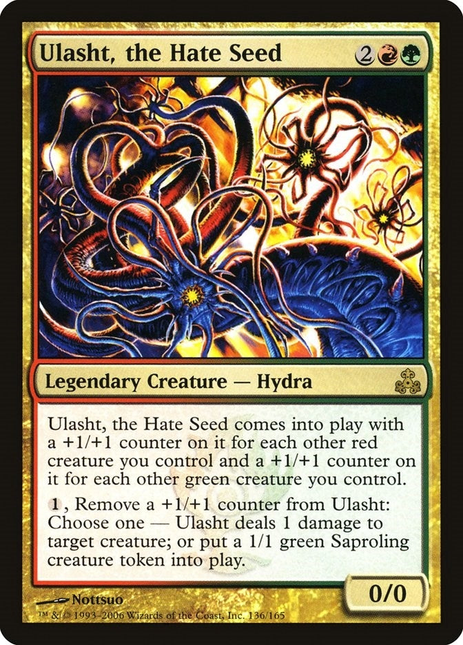Image for Ulasht, the Hate Seed (136) (GPT) - Magic: The Gathering