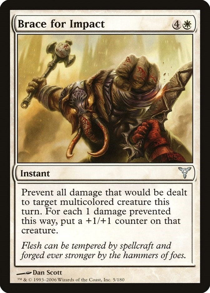 Image for Brace for Impact (5) (DIS) - Magic: The Gathering