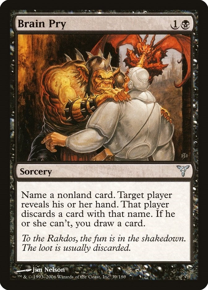 Image for Brain Pry (39) (DIS) - Magic: The Gathering