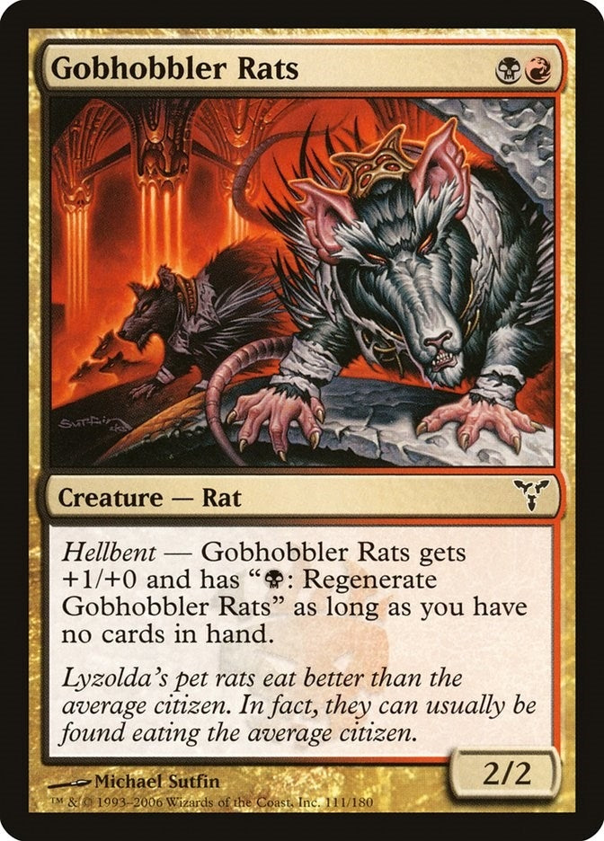 Image for Gobhobbler Rats (111) (DIS) - Magic: The Gathering