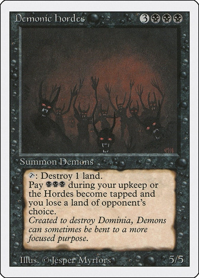 Image for Demonic Hordes (3ED) - Magic: The Gathering