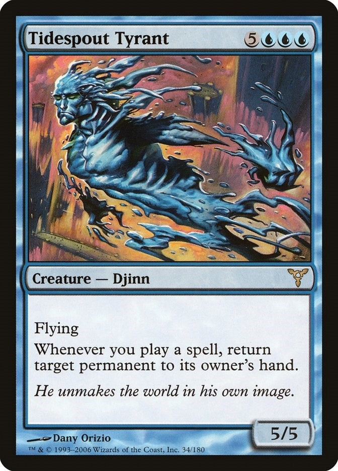 Image for Tidespout Tyrant (34) (DIS) - Magic: The Gathering