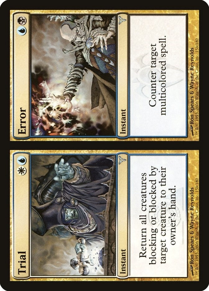 Image for Trial // Error (158) (DIS) - Magic: The Gathering
