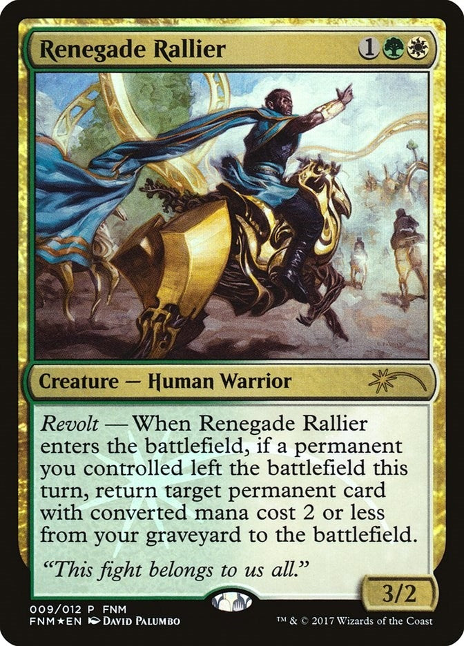 Image for Renegade Rallier (9) (FNM) - Magic: The Gathering