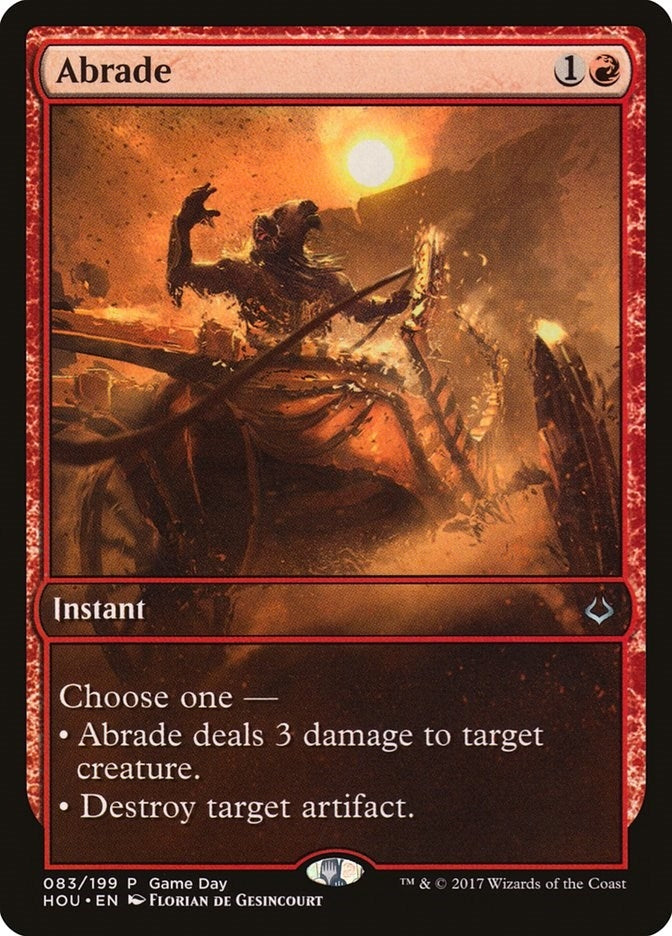 Image for Abrade (83) (GAME) - Magic: The Gathering