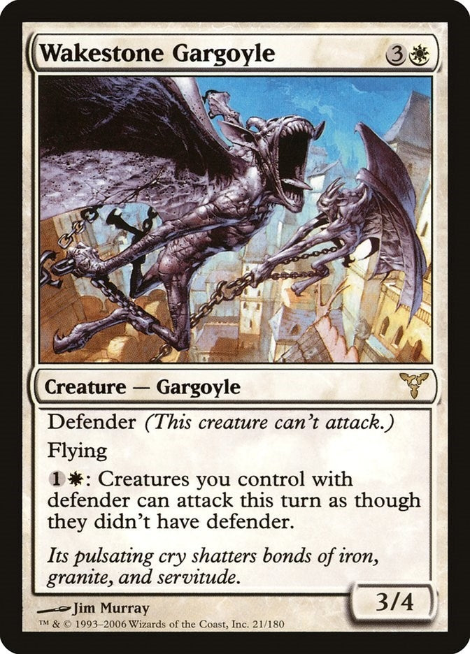 Image for Wakestone Gargoyle (21) (DIS) - Magic: The Gathering