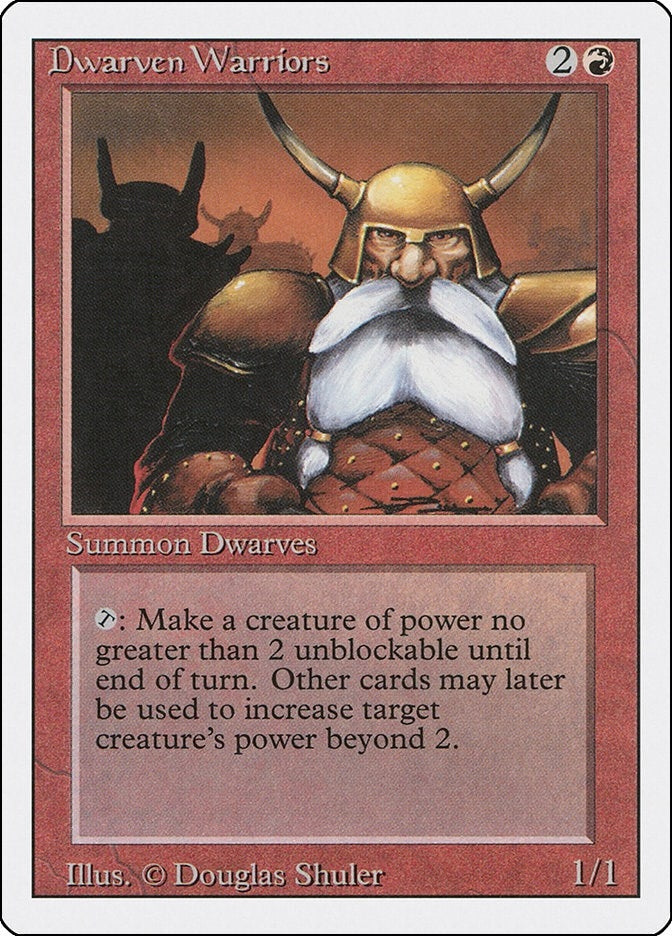 Image for Dwarven Warriors (3ED) - Magic: The Gathering