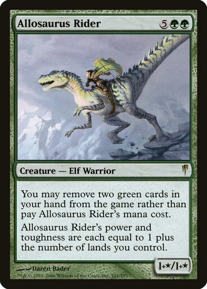 Image for Allosaurus Rider (101) (CSP) - Magic: The Gathering