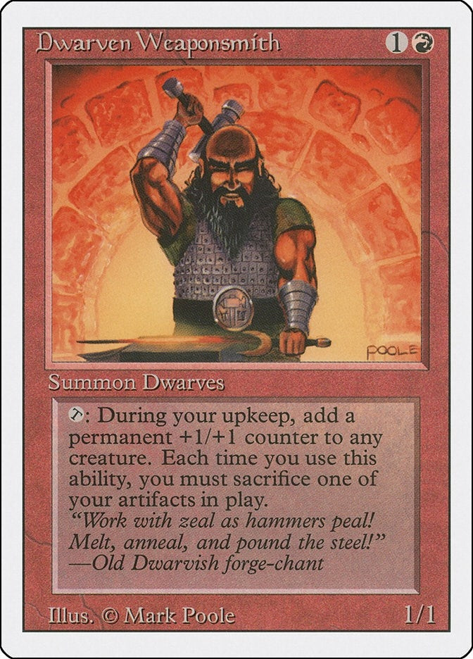 Image for Dwarven Weaponsmith (3ED) - Magic: The Gathering