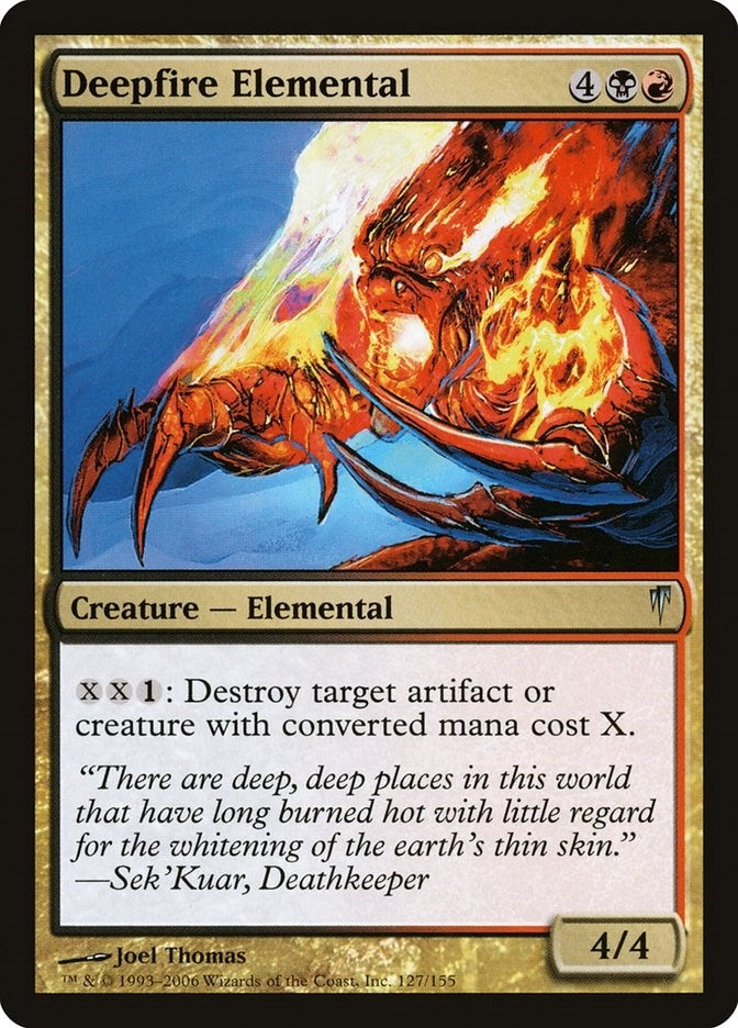 Image for Deepfire Elemental (127) (CSP) - Magic: The Gathering