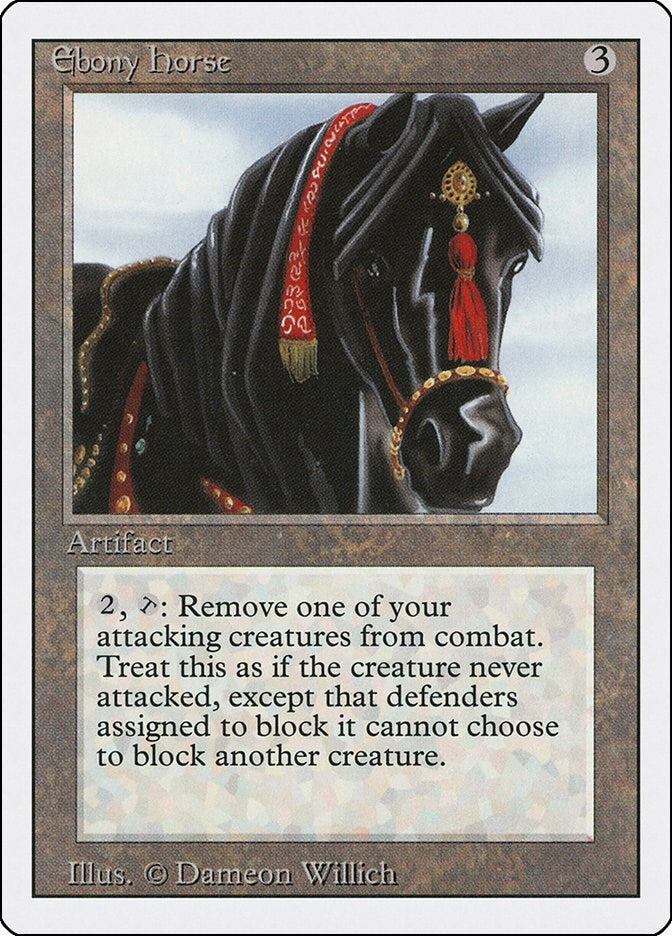 Image for Ebony Horse (3ED) - Magic: The Gathering