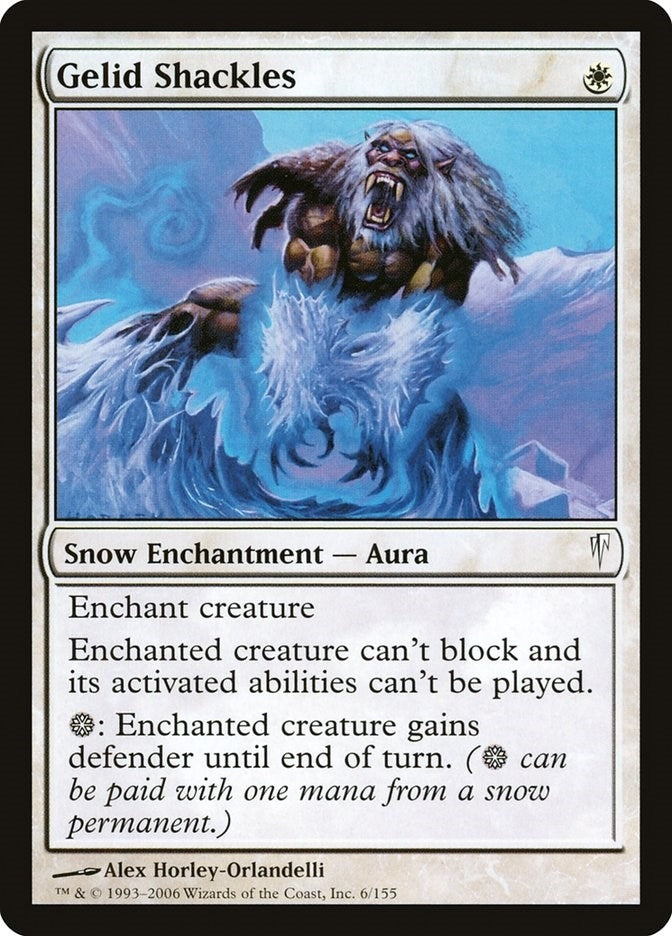 Image for Gelid Shackles (6) (CSP) - Magic: The Gathering