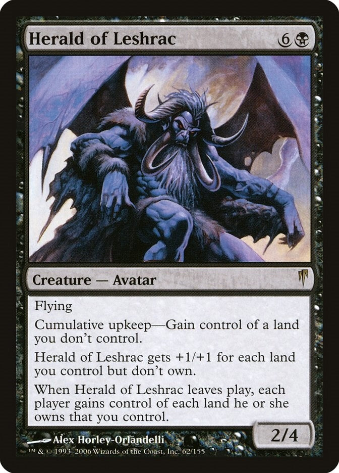 Image for Herald of Leshrac (62) (CSP) - Magic: The Gathering