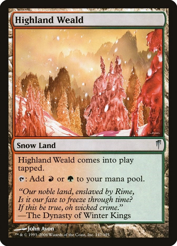 Image for Highland Weald (147) (CSP) - Magic: The Gathering
