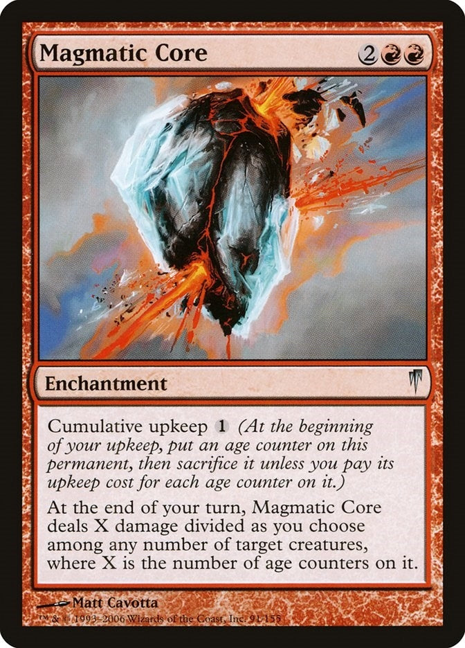 Image for Magmatic Core (91) (CSP) - Magic: The Gathering