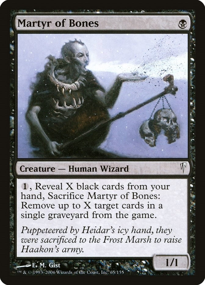 Image for Martyr of Bones (65) (CSP) - Magic: The Gathering