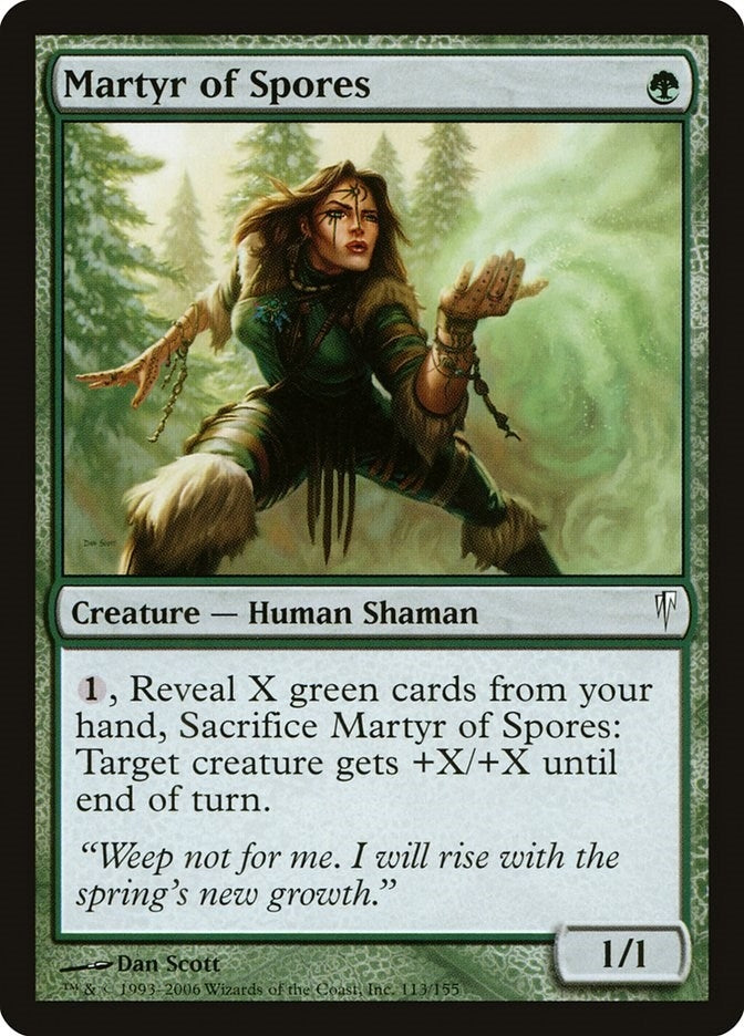 Image for Martyr of Spores (113) (CSP) - Magic: The Gathering