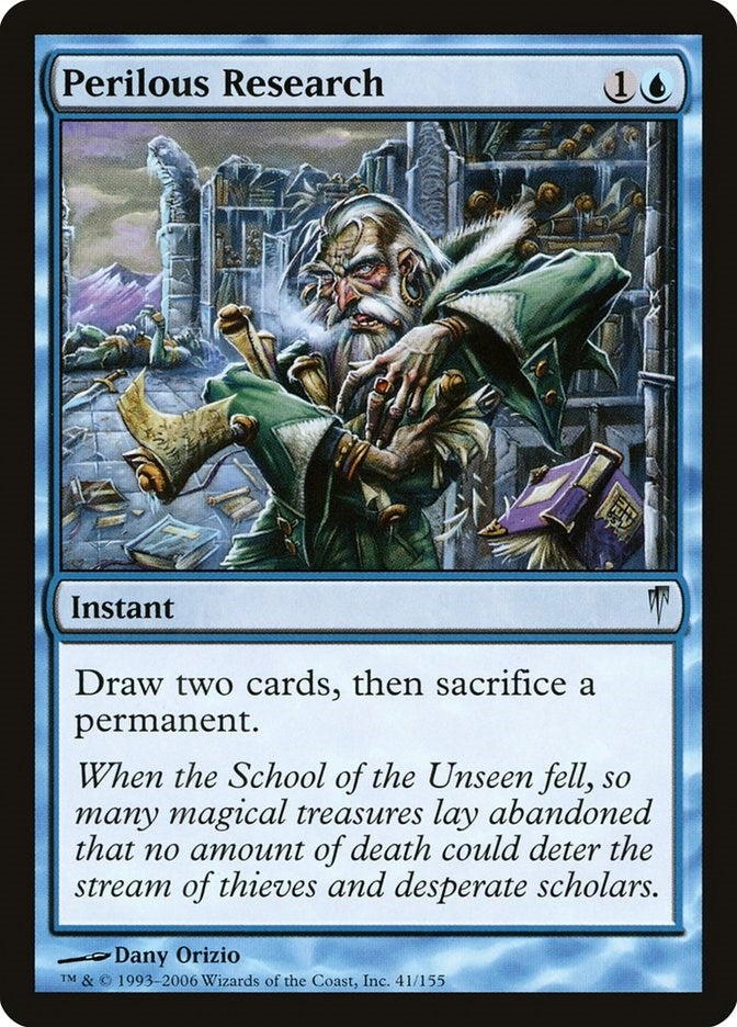 Image for Perilous Research (41) (CSP) - Magic: The Gathering