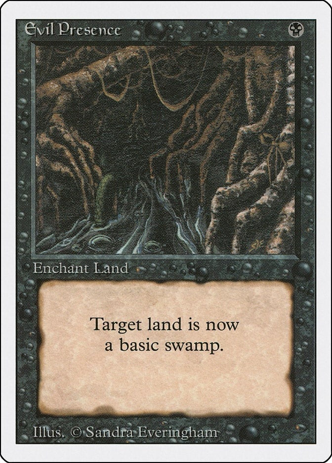 Image for Evil Presence (3ED) - Magic: The Gathering