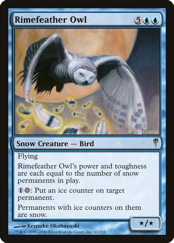 Image for Rimefeather Owl (42) (CSP) - Magic: The Gathering
