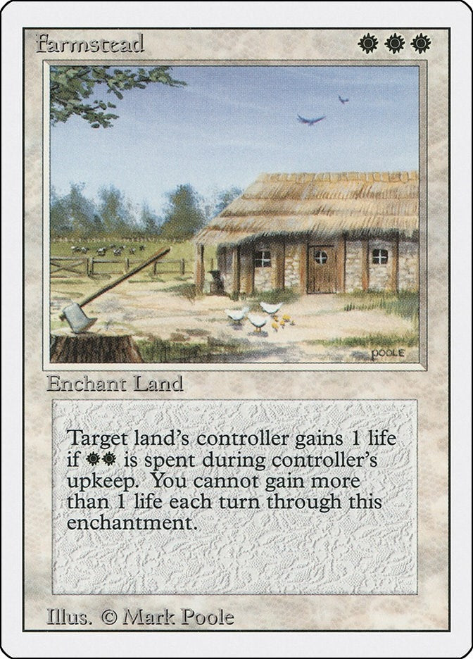 Image for Farmstead (3ED) - Magic: The Gathering
