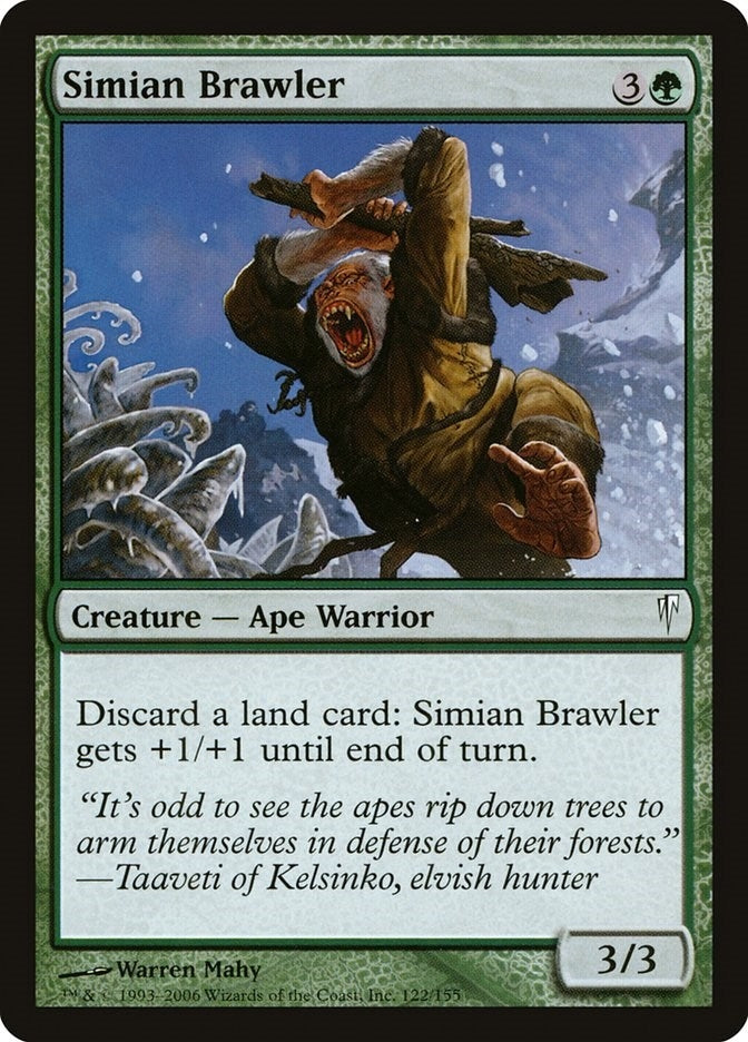 Image for Simian Brawler (122) (CSP) - Magic: The Gathering