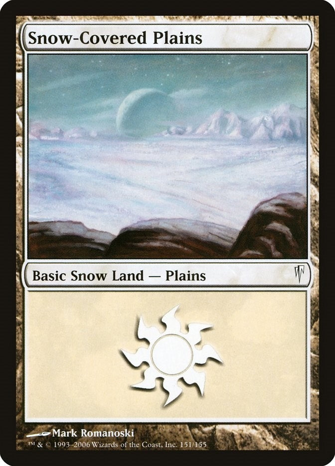 Image for Snow-Covered Plains (151) (CSP) - Magic: The Gathering