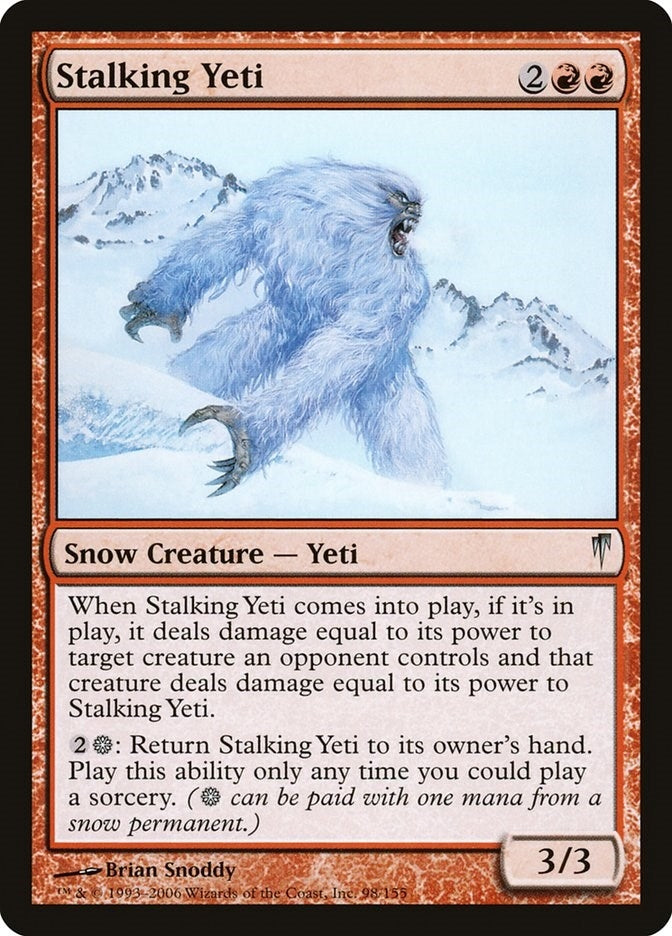 Image for Stalking Yeti (98) (CSP) - Magic: The Gathering