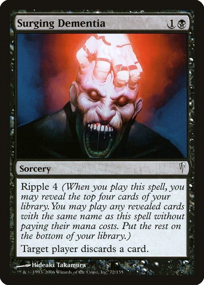 Image for Surging Dementia (72) (CSP) - Magic: The Gathering