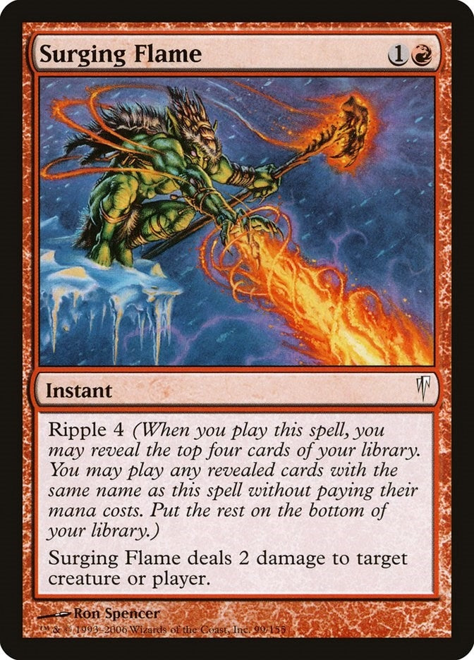 Image for Surging Flame (99) (CSP) - Magic: The Gathering