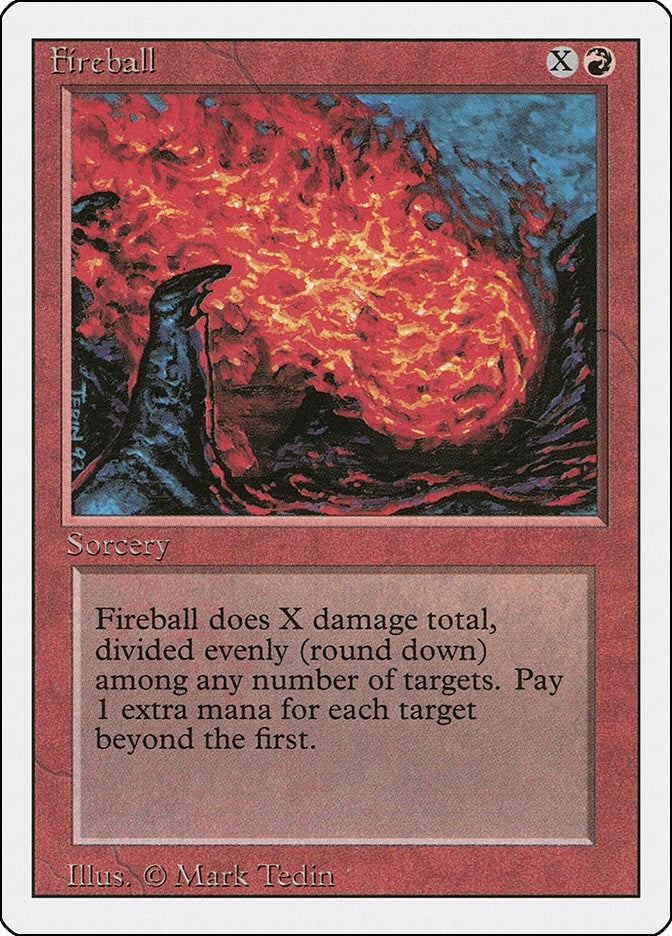 Image for Fireball (3ED) - Magic: The Gathering
