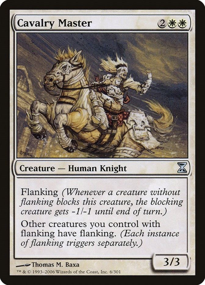 Image for Cavalry Master (6) (TSP) - Magic: The Gathering
