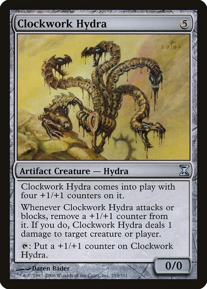 Image for Clockwork Hydra (253) (TSP) - Magic: The Gathering