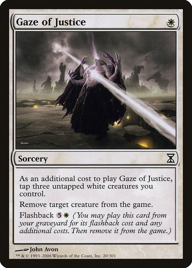 Image for Gaze of Justice (20) (TSP) - Magic: The Gathering