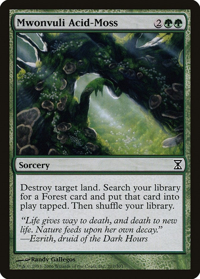 Image for Mwonvuli Acid-Moss (207) (TSP) - Magic: The Gathering