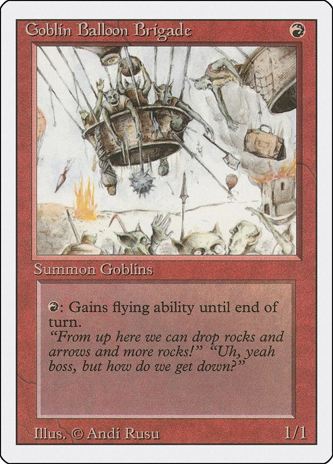 Image for Goblin Balloon Brigade (3ED) - Magic: The Gathering