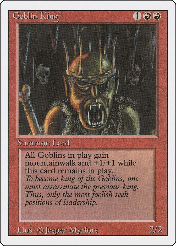 Image for Goblin King (3ED) - Magic: The Gathering