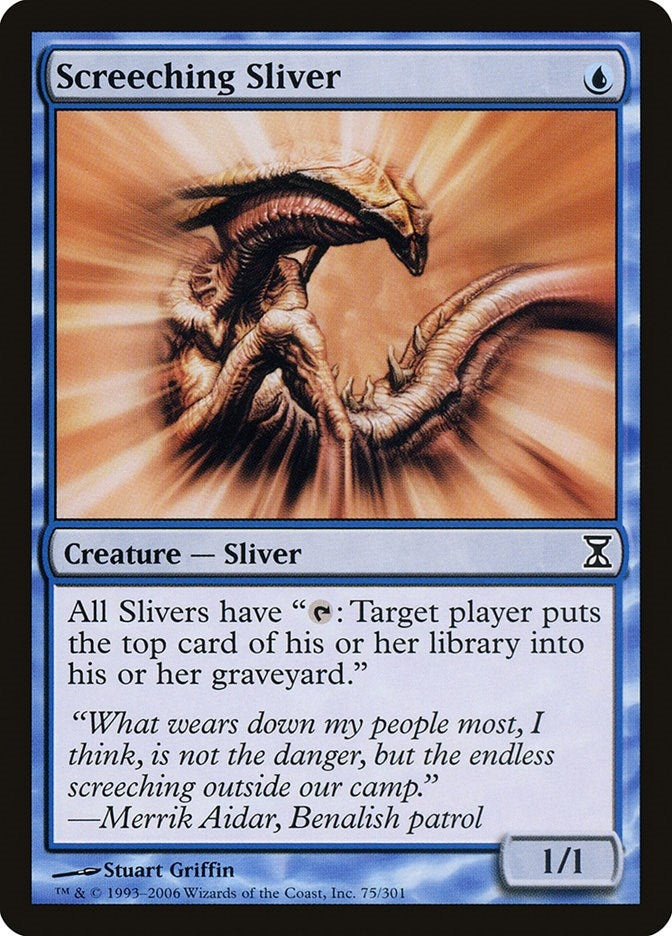 Image for Screeching Sliver (75) (TSP) - Magic: The Gathering